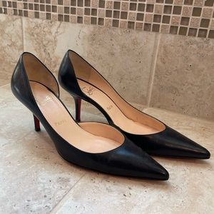 Christian Louboutin Iriza 70mm Pumps Nappa Leather Black - Size 38 1/2